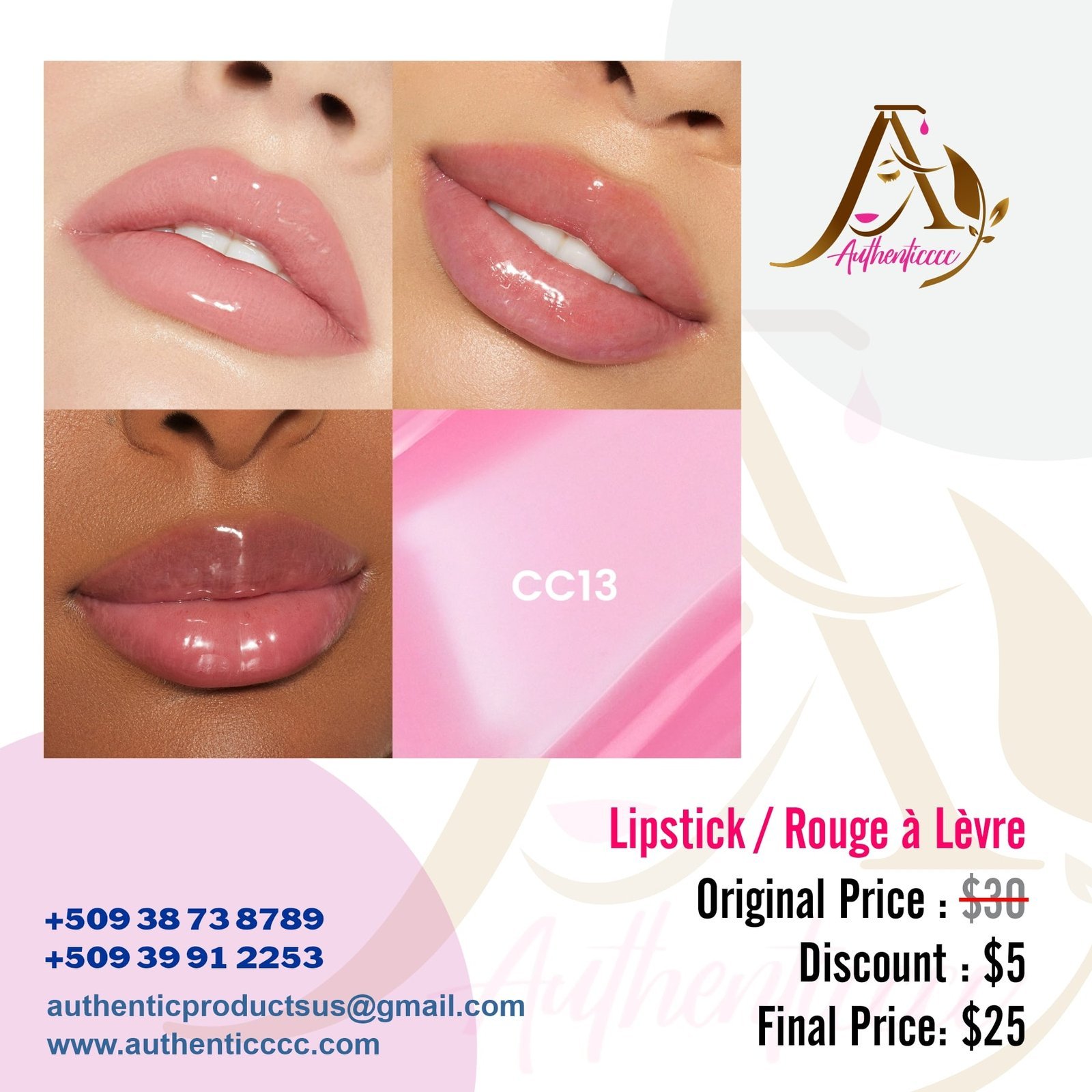 Lipstick CC13 – Rose Brillant